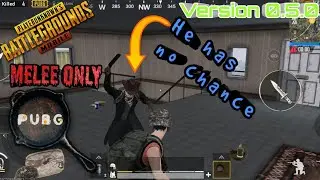 HOW TO PLAY PUBG MOBILE MELEE ONLY MODE