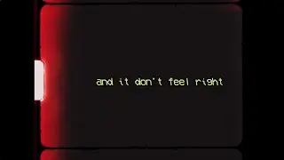 Don't Feel Right - Victoria Skie (Lyric Video)