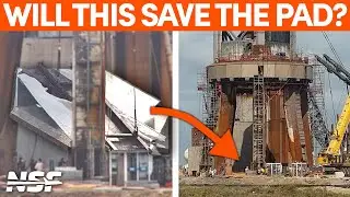 New OLM Deluge Plate Installed! | SpaceX Boca Chica