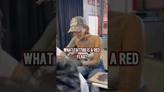 What tattoo is a red flag? #inked #tattoo #relatable #redflag #facetattoo #opinion #viralvideo
