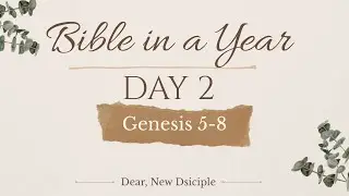 Bible In A Year | DAY 2 | Genesis 5-8 | NLT
