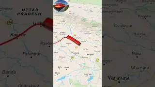 Indore Patna express train#train #trainjourney #trainlover #map #india #mp #bihar