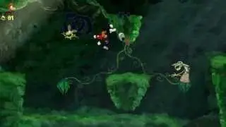 1 - Прохождение Rayman Origins - Там джунгли - Тарабарские джунгли