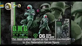 NEW Gundam G M G  Soldiers for 2025! Earth Federation & Zeon Army Building Figures!