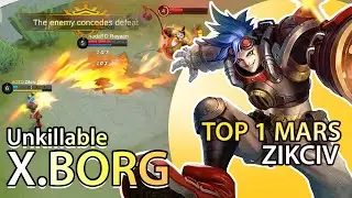 No Need To Recall, Zikciv Top 1 Mars X.Borg | Mobile Legends: Bang Bang!