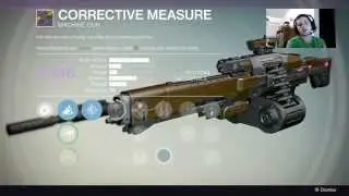 Destiny VoG Raid Gear Legendary Machine Gun Corretive Measures
