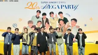 260121 SUPER JUNIOR Fansign Event With Mega Coffee Today ♡