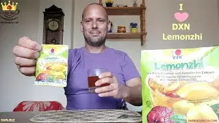 How to drink DXN Lemonzhi? Instant Black Tea with Ganoderma extract tasting video