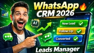 WhatsApp CRM Leads Manager Tutorial 2026 🔥 | Chatspromo Auto Reply & CRM