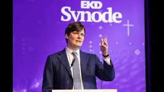 Gru&szlig;wort von Staatsminister Conrad Clemens, Kultusminister Sachsen #Synode2025