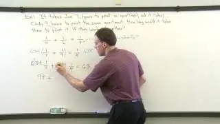 Application of Rational Equations - Work