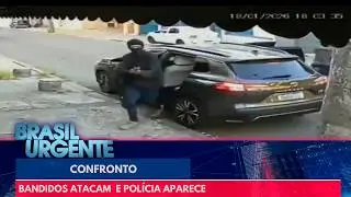 Roubos em série: criminosos roubam família e trocam tiros com a polícia | Brasil Urgente