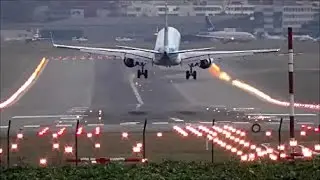 Zurich Airport [ZRH/LSZH] Runway 14 landings and Runway 16 Take-off rush-hour