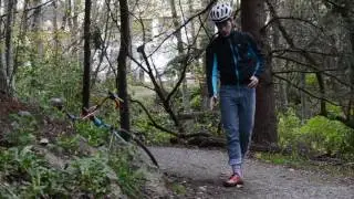 Use of the BodyFloat Kinekt Post while cornering on gravel