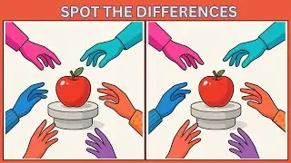 Spot the 3 Differences | 10 Brain Teasers to Test Your IQ