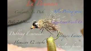 PECHE À LA MOUCHE , MONTAGE DE MOUCHE ET NYMPHES