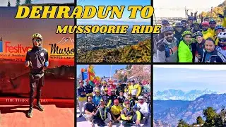 Dehradun to Mussoorie || Winter Carnival || MTB Ride || @deepupaliwalvlogs