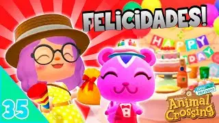 🏝️ CUMPLEAÑOS DE BELINDA! QUIEN SERÁ EL INVITADO?🥳 - ANIMAL CROSSING NEW HORIZONS - # 35