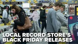 Local record store sees early-morning rush as fans line up for Black Friday releases
