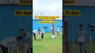 Best SSB INTERVIEW Coaching in India FORCE DEFENCE ACADEMY Gto pgt task live demo