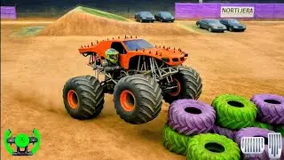 4x4 Monster Truck Drag - Free Style | Monster truck Free style And backflip