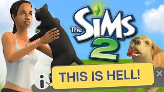 The Sims 2 but my house is filled with pets (I hate this)