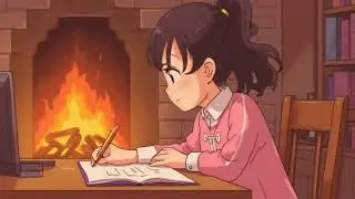 cozy study subliminal with bonfire | deep focus, gratitude & inner growth
