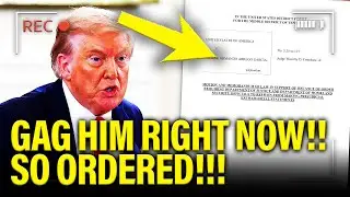 FURIOUS Fed Judge READY TO GAG Trump for WH STUNT