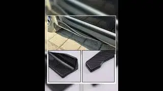 Universal Car Front Rear Bumper Strip Lip Spoiler Diffuser Splitter Scratch Protector 48CM Length...