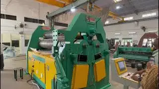 VIMEX PLC Hydraulic Plate Rolling Machine size: 3050x50mm #machine #bendingmachine #fabrication 