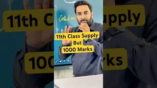 1000 Marks after Supply in 11 Class #education #sirusama #youthacademy