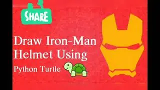 Draw Iron man Helmet using Python #codewithharry #edureka