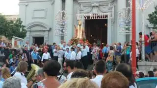 La Festa di San Nicola Ganzirri - Uscita del Santo dalla Chiesa