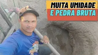 Último dia cavando o poço aqui no sítio, o resultado não foi o esperado