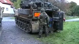 Teil 14 British Army Exercise Rhino Charge 2004 Manöver im Weserbergland mit Dänen Forsvarets