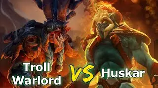Troll Warlord VS Huskar Solo Mid | OSFrog Dota 2 Highlights