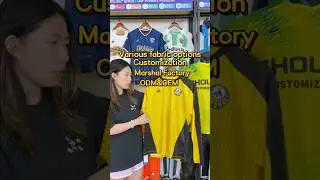 Soccer jersey丨Want your jersey fabric customized? 丨Marshal Factory  #sportswearfactory