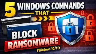 5 CMD Commands [Block Real Ransomware Entry Points]