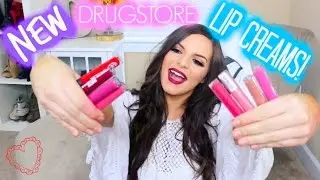 NEW DRUGSTORE MATTE LIP CREAMS! Swatches & Review | Casey Holmes