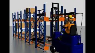 Forkliftle Raf Sistemlerine y&uuml;kleme, Shuttle for warehouse. www.pektas.com