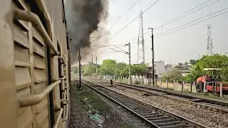 Mathura Gangapur City Special crossing Bhuteshwar with JHS WDM 3D twins !!