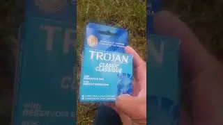 Trojan Classic with Reservoir END Premium Lubricant Latex condoms unboxing