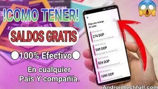 Como Tener Saldo Gratis 2019 |Nuevo m&eacute;todo 100% efectivo - recarga Saldo gratis las veces que quiera