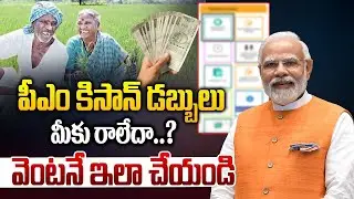 PM కిసాన్ డబ్బులు పడలేదా అయితే ఇలా చేయండి? తప్పకుండా మీకు డబ్బులు పడతాయి!