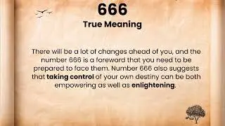 Angel Number 666 Meaning in English⚡ | Number 666 in Love, Spirituality, Career, Life🙏