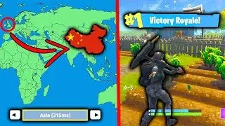 PLAYING FORTNITE on 'ASIA' SERVERS... 🇨🇳 (WOW!)