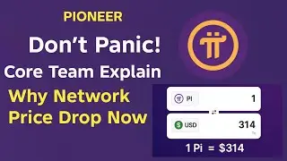 Don&rsquo;t Panic! Core Team Explains Pi Why Network Price Drop Now  wait Real Price