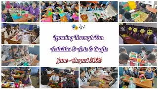 Activities📚📑, Arts & Crafts🪡🎨, June - August 2025, St. Marcina&rsquo;s Matric Hr Sec School 🏫