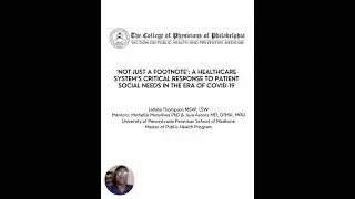 University of Pennsylvania - A Healthcare System's Critical Response to Patient Social Needs