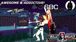 AMAZING new retro style run & gun shooter | Mullet Mad Jack | 4K/60fps